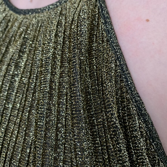 Glitter gold Zara top - Picture 4 of 4